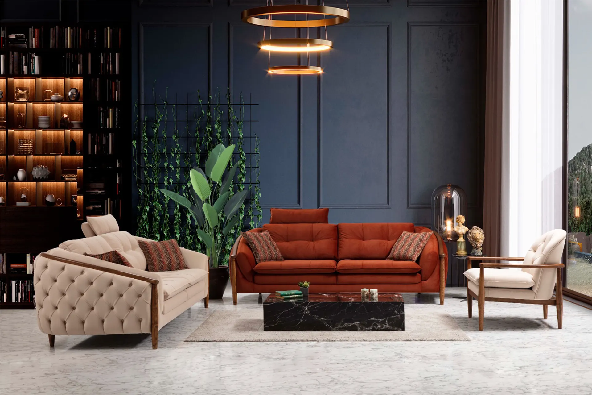 Damla Koltuk Takımı | İnegöl Mobilyası | Koltuk Modelleri | www.livedesign.com.tr